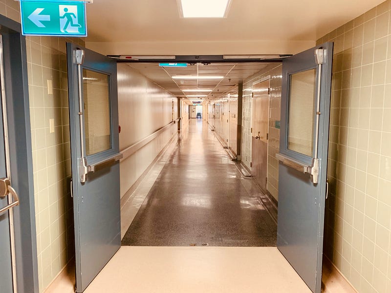 hallway of a hospital 